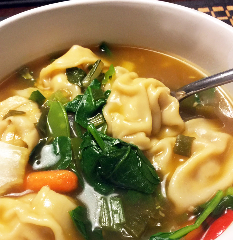 Not Your Average Wonton Soup - Chef Times Two