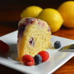 Berry Lemon Bundt Cake
