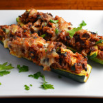 Vegetarian Stuffed Zucchini