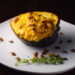 Pumpkin Risotto Stuffed Acorn Squash