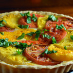 Heirloom Tomato Cheese Tart