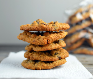 Chewy Butterscotch Oatmeal Raisin Cookies