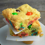 M&M Cookie Bars