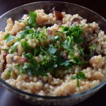 Israeli Couscous with Caramelized Onions
