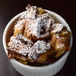 Cinnamon Bread Pudding with Raisins and Dates