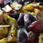 Garlic Herb Rainbow Potatoes