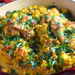 One Pot Mediterranean Chicken and Couscous