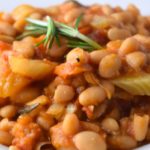 Warm Mediterranean White Bean Salad