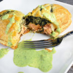 Salmon Wellington With Creamy Herb Sauce