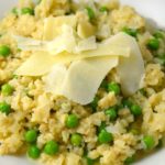 Riced Cauliflower Risotto With Peas